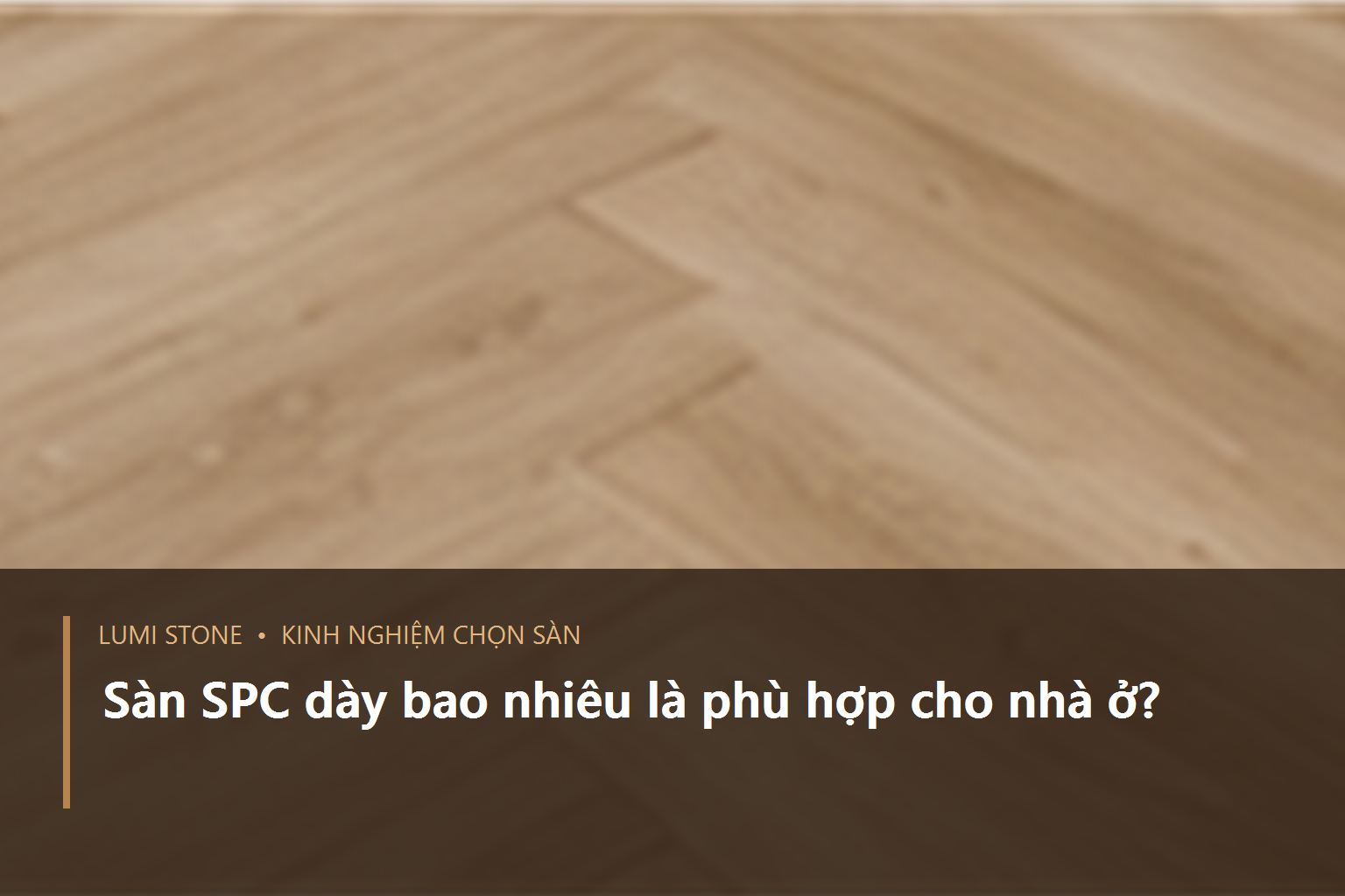Mặt cắt các lớp của một tấm sàn SPC dùng trong nhà ở